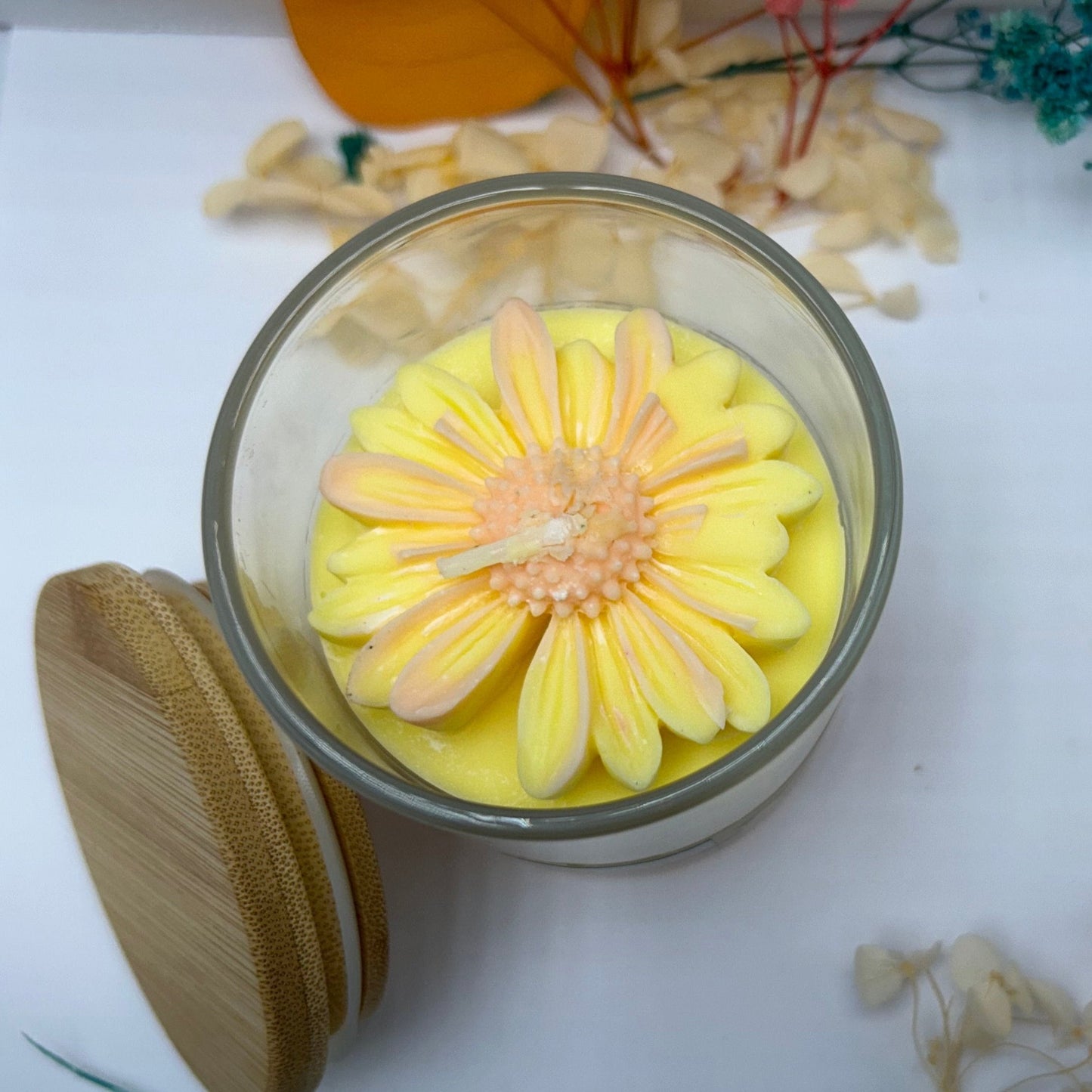 Kerze - Aromatherapie Orangenblüte