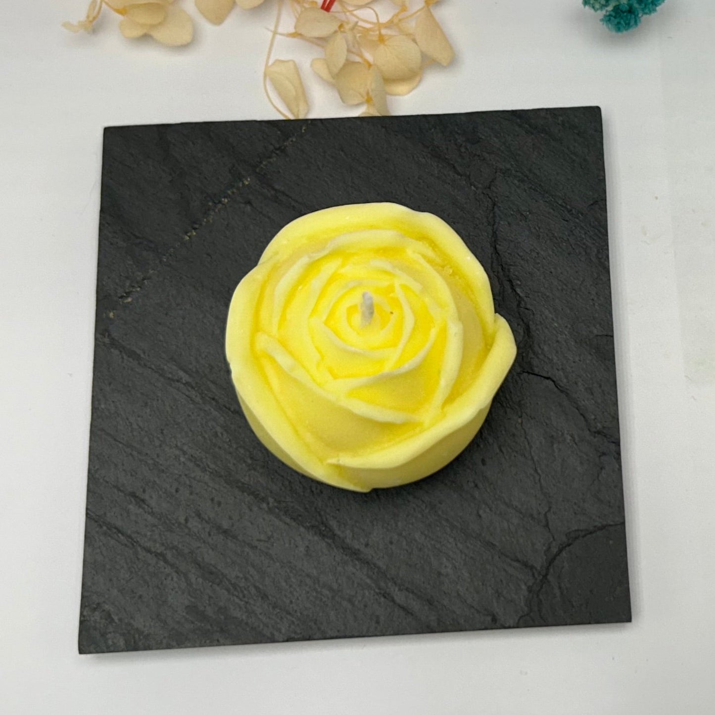 Kerze - Kleine Rose