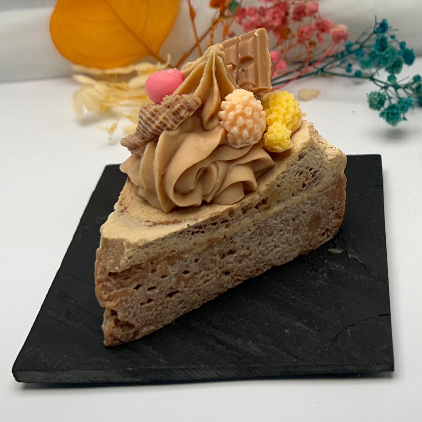 Kerze - Kuchenstück