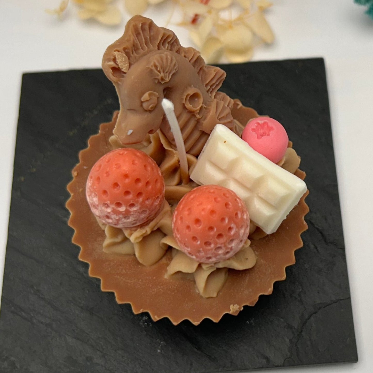 Bougie - Cupcake au Chocolat