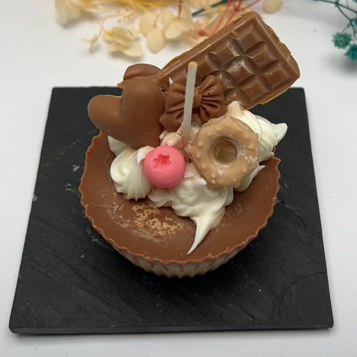Kerze - Schokoladenfantasiecupcake