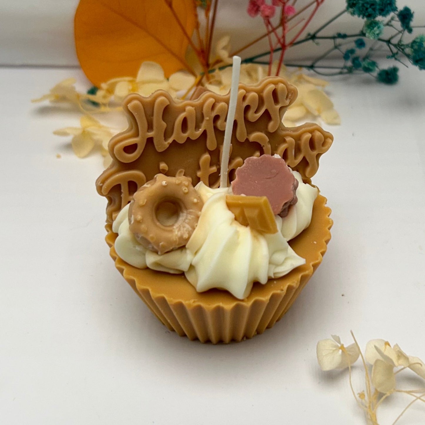 Bougie - Cupcake Joyeux Anniversaire