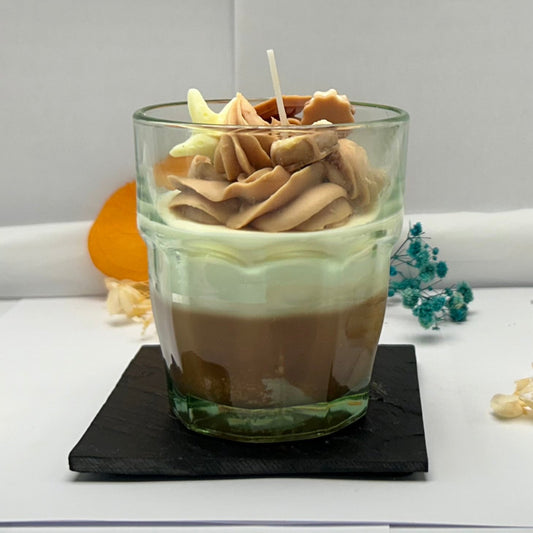 Kerze - Milchkaffee
