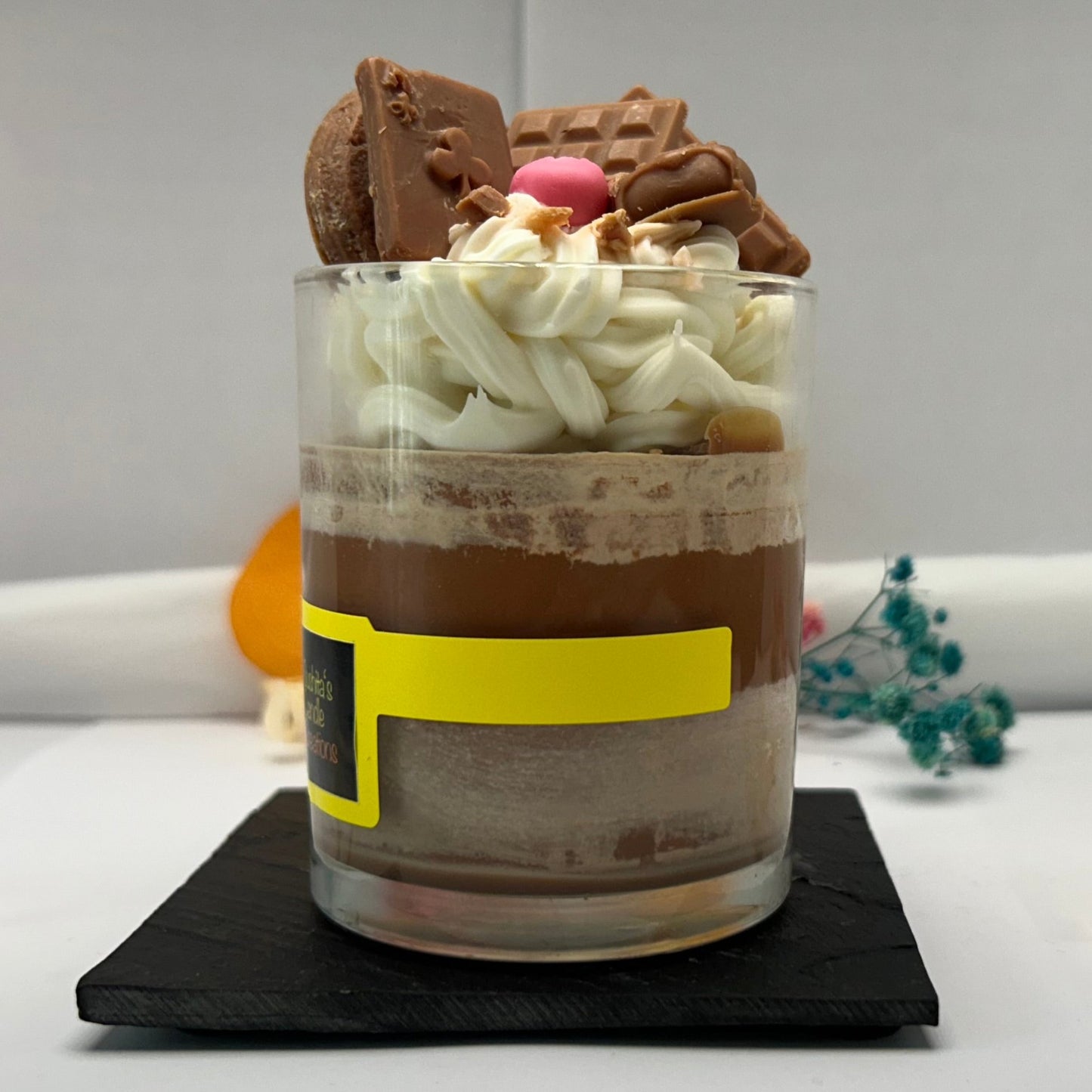 Bougie - tasse de chocolat