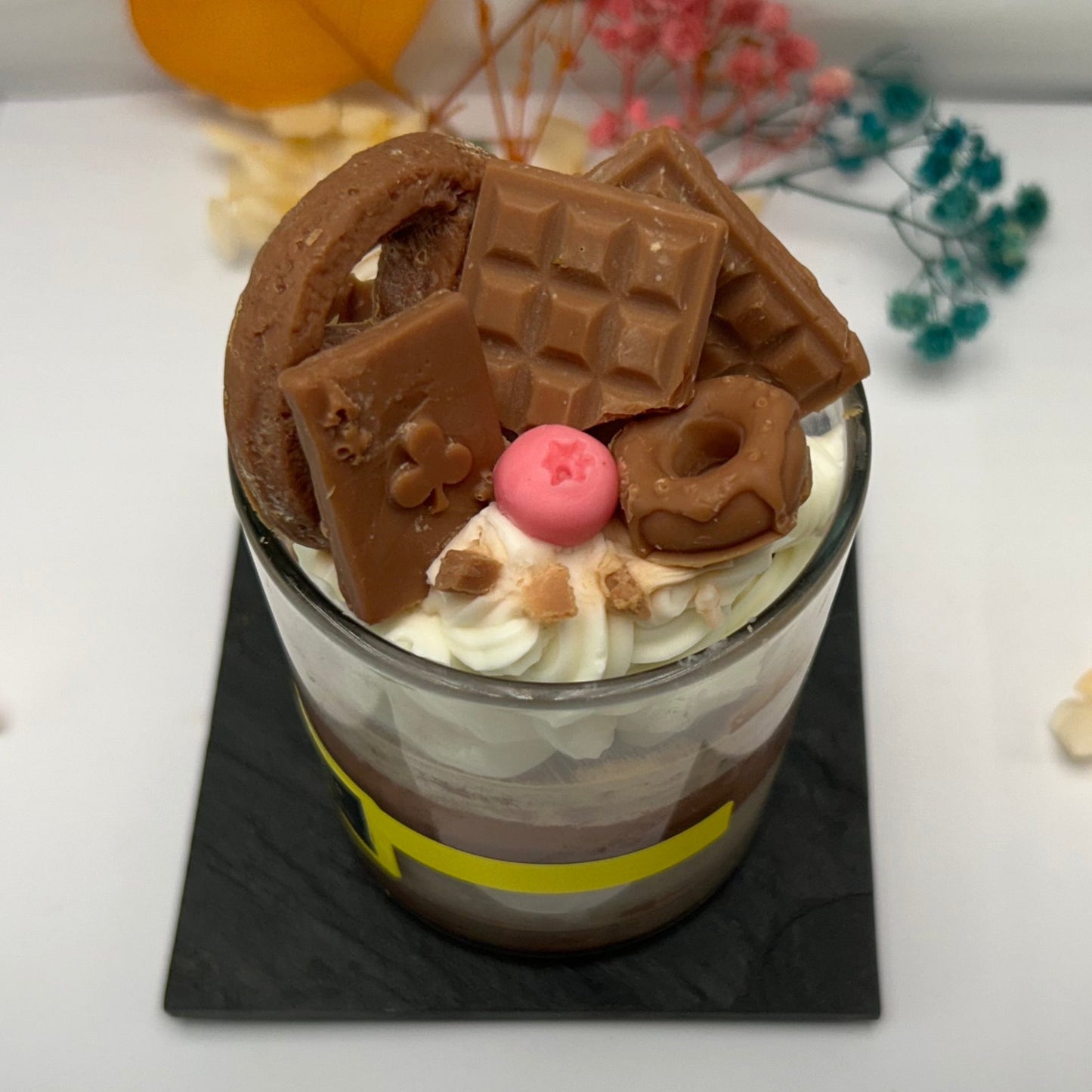 Bougie - tasse de chocolat