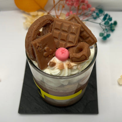 Bougie - tasse de chocolat