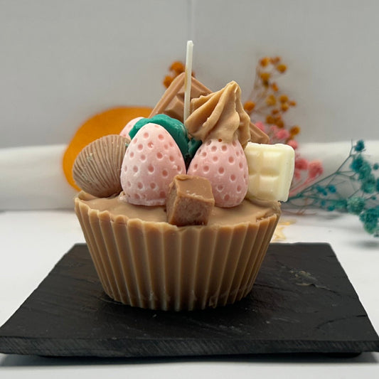 Kerze - Schokocupcake