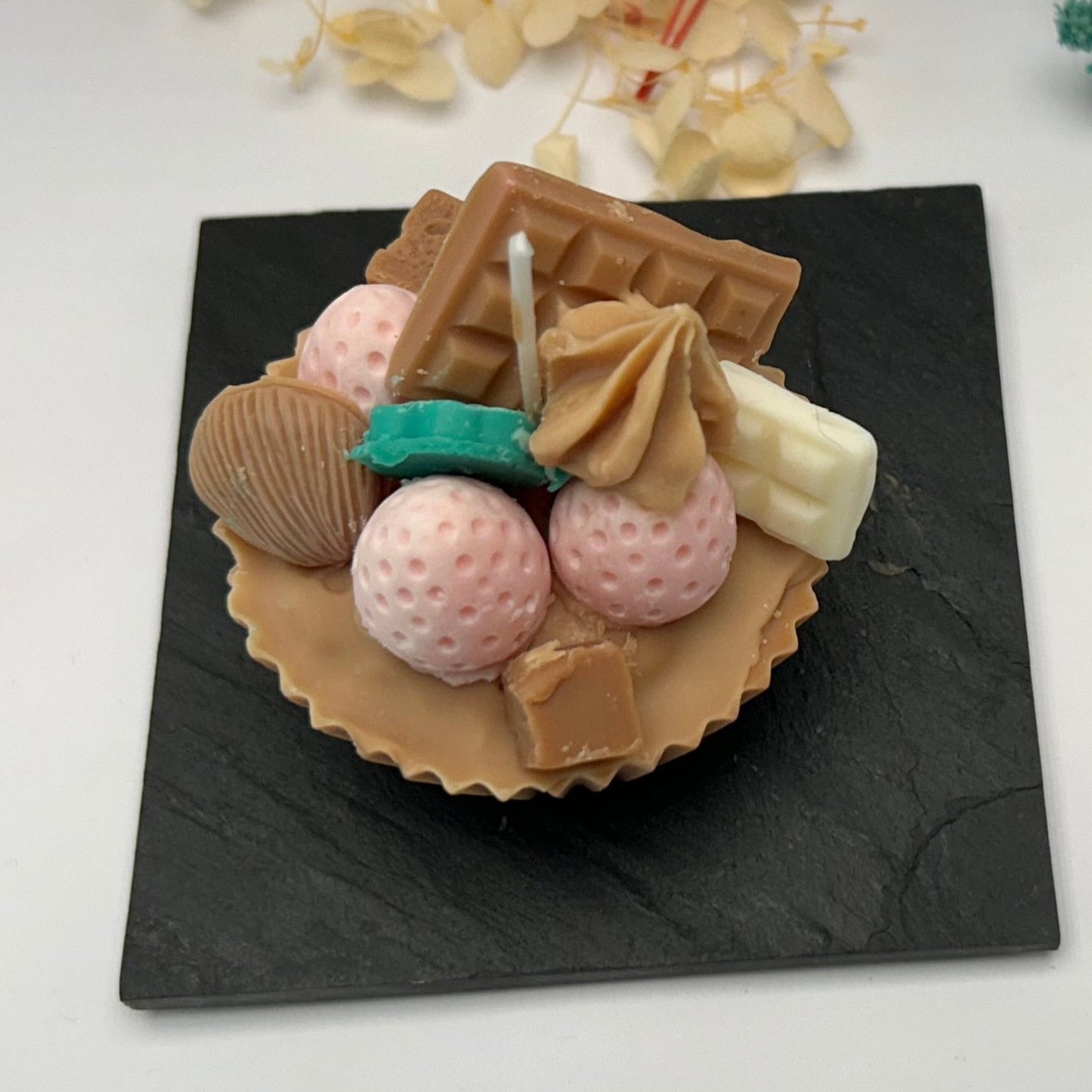 Kerze - Schokocupcake