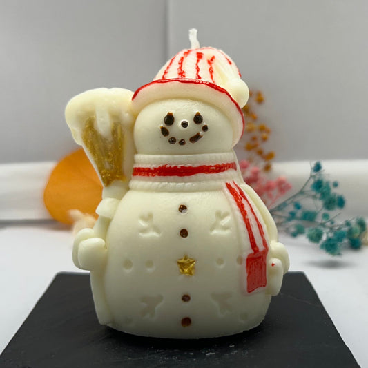 Kerze - Schneemann